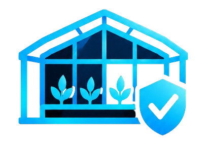 Agricultural Polyhouse Structures Icon - Hydro Green