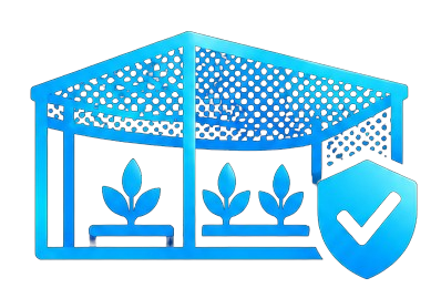 Walk-in Tunnel Polyhouse Structures Icon - Hydro Green