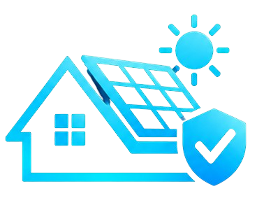 Solar Panel Installation Icon - Hydro Green